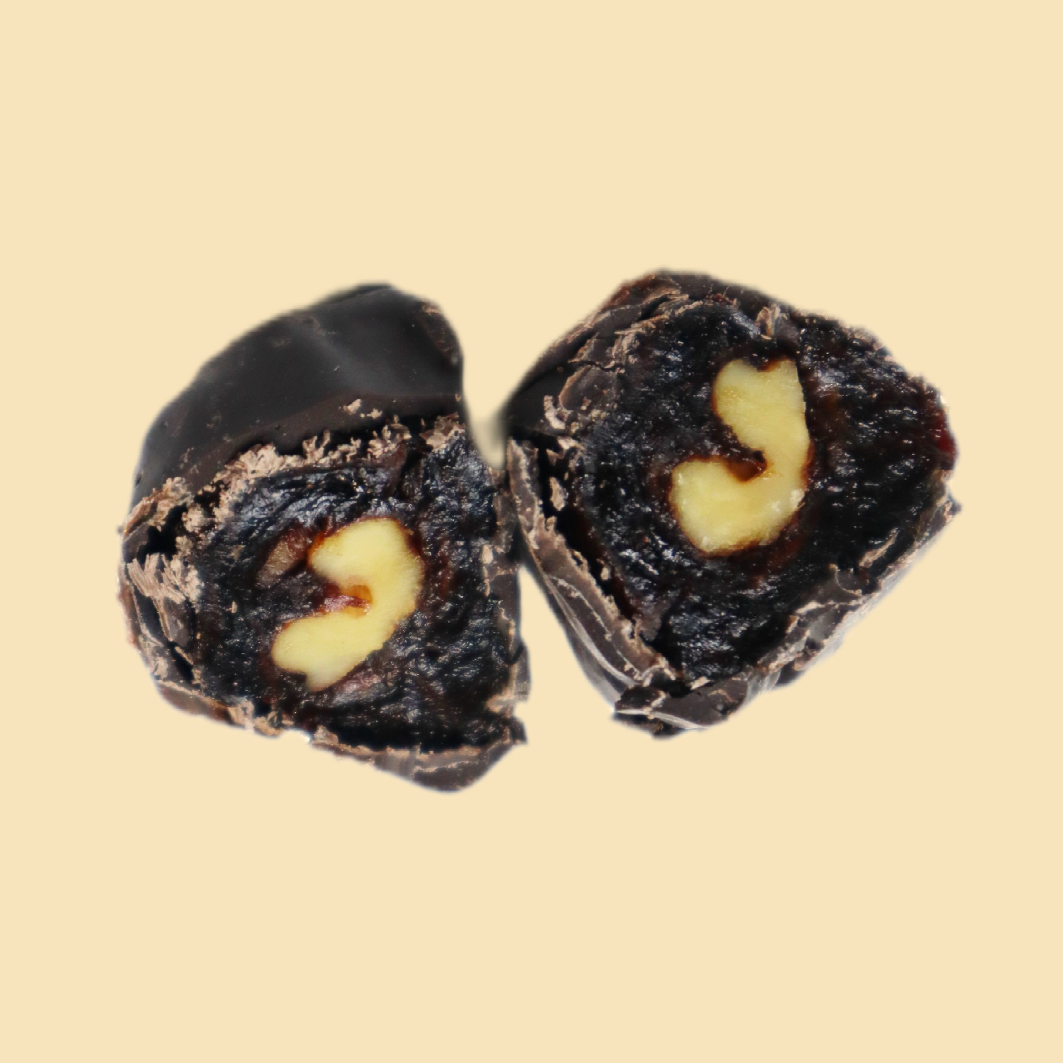 Prune în ciocolată cu nucă - imagine 2