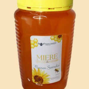 Miere Naturală Floarea-Soarelui 1 kg Plastic