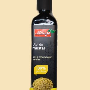 Ulei de muștar nerafinat, presat la rece