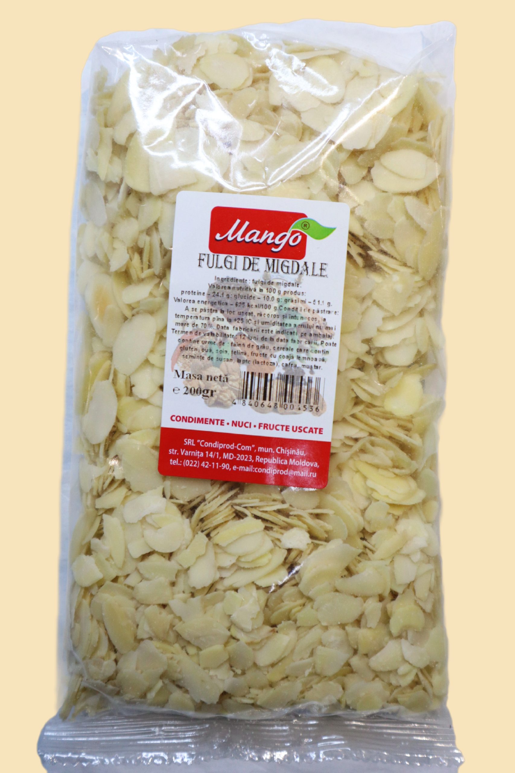 Fulgi de migdale 200 g