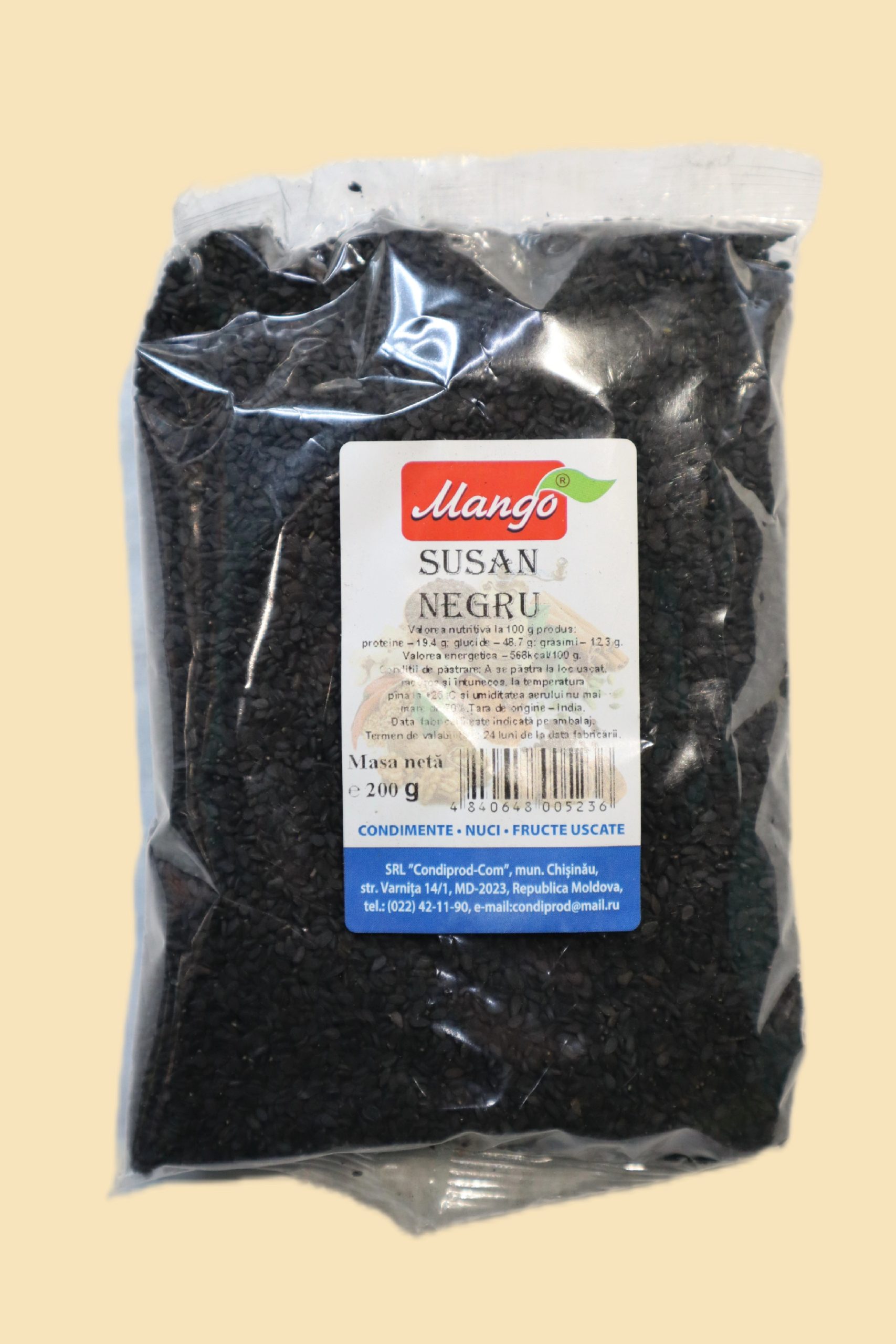 Semințe de susan negru 200 g