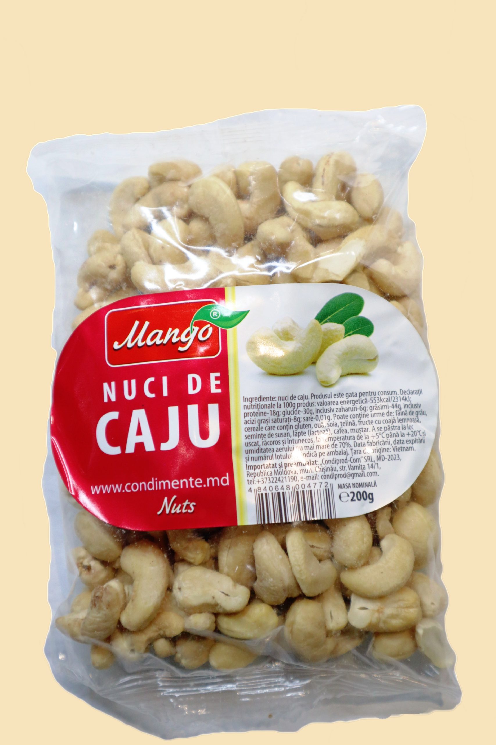 Nuci de caju 200 g